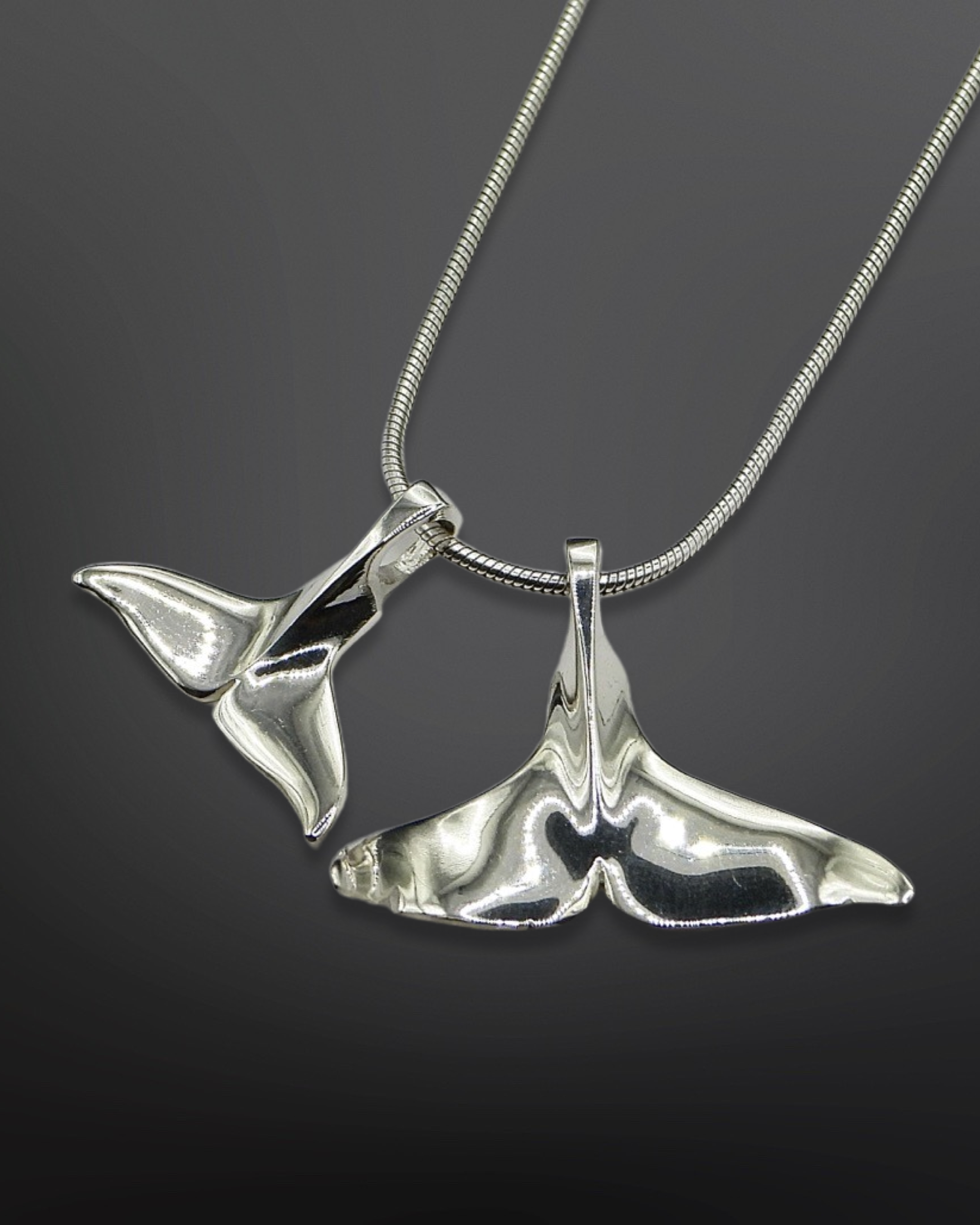アクセサリー WANCHOR T65A2 Ooxjaa Fluke Silver Pendant — Orca Conservancy